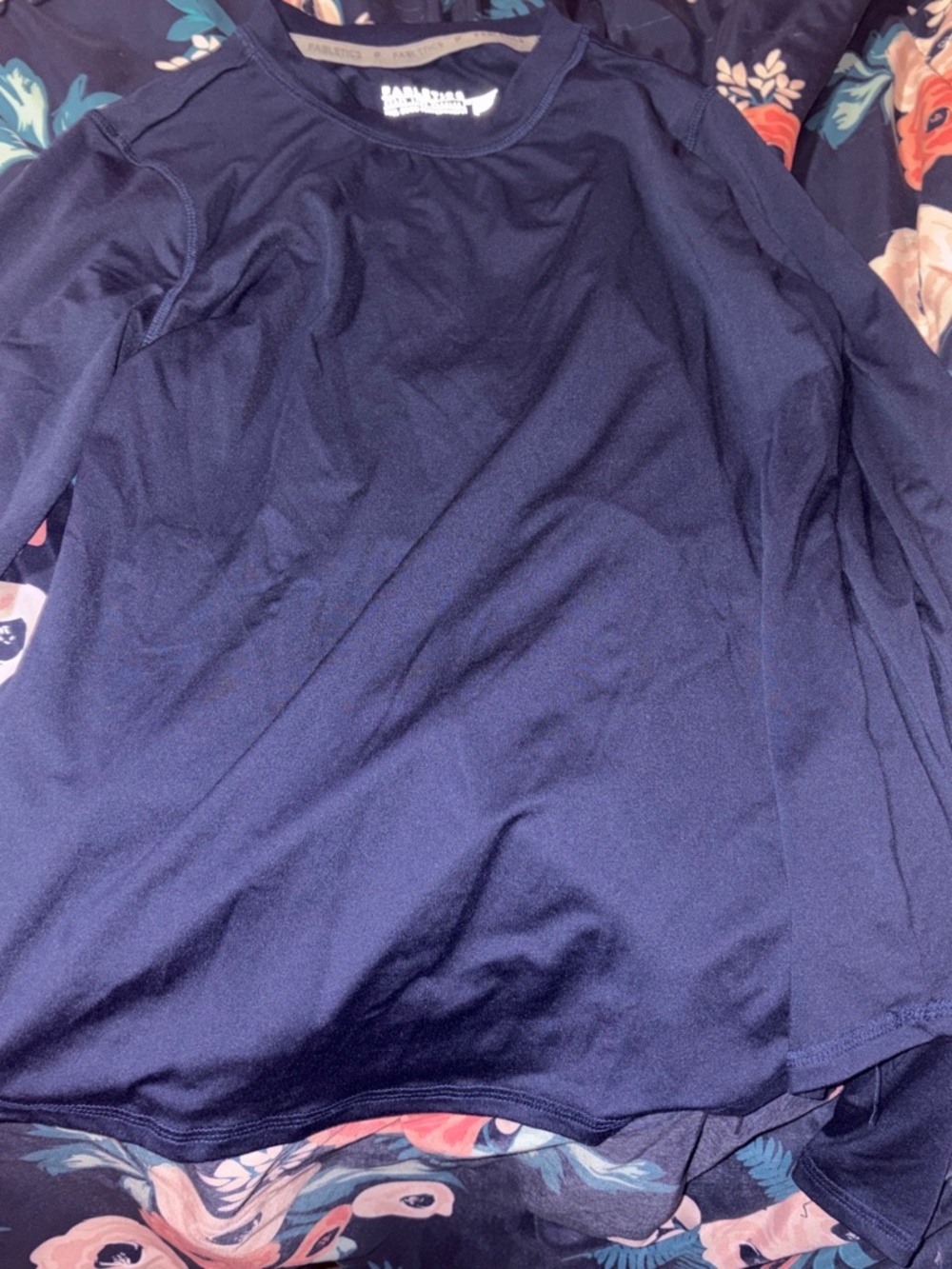 Fabletics navy blue shirt